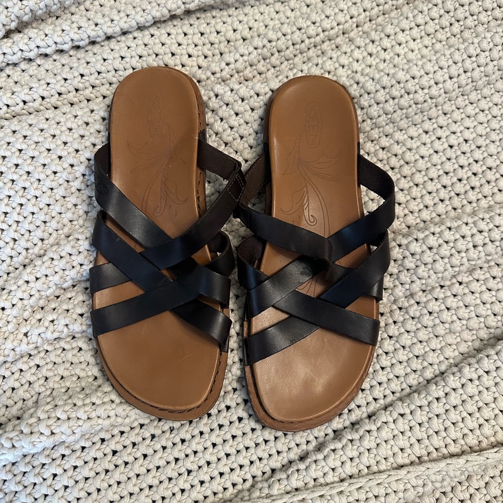 Keen Black Strappy Sandals